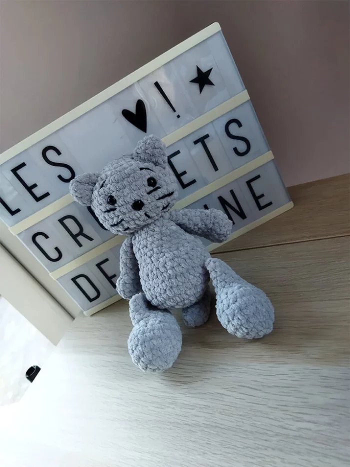 Les Crochets de Prune - Doudous - Moustache le Chat 02