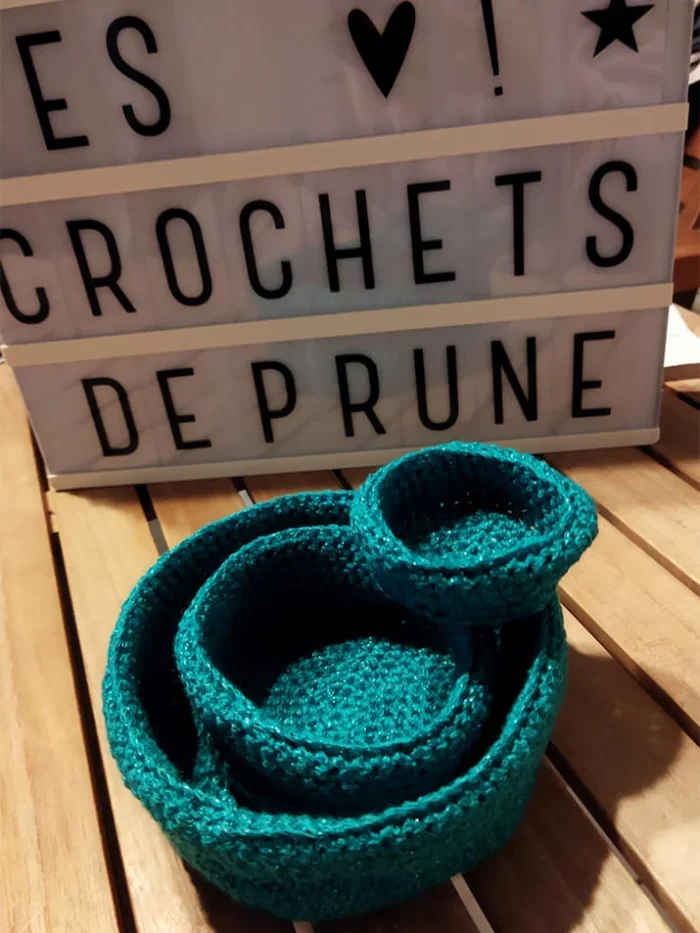 Les Crochets de Prune - Decoration Maison - Corbeille 02