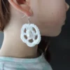 Les Crochets de Prune - attrape rêves blanches profil