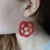 Les Crochets de Prune - attrape rêves corail profil