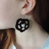 Les Crochets de Prune - attrape rêves noires profil
