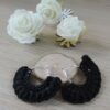 Les Crochets de Prune - créoles noires 1