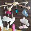 Les Crochets de Prune - Mobile nuages