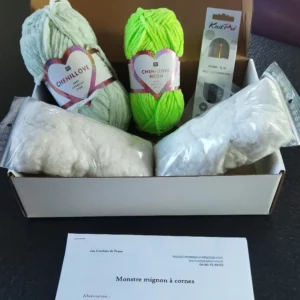 Kit complet au crochet - Monstre gentil