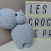 Doudou hippopotame au crochet – Image 3