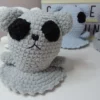 Doudou chat au crochet : chat fantôme – Image 3
