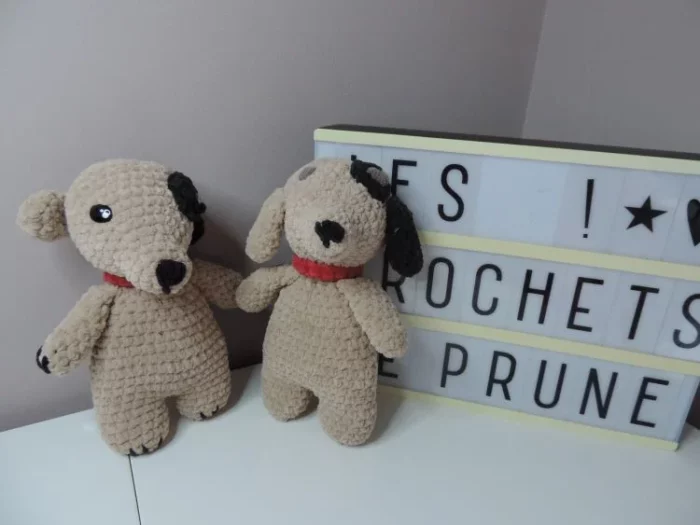 Doudou chien au crochet : Lopy le pirate