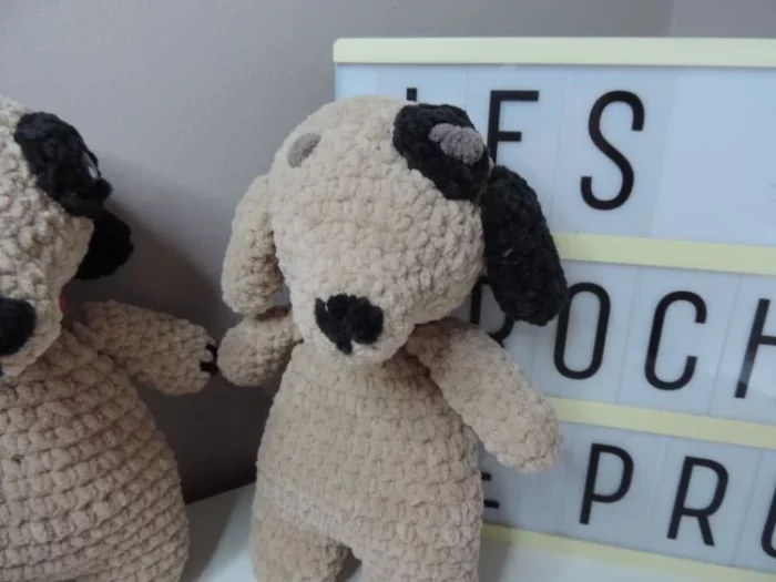 Doudou chien au crochet : Lopy le pirate – Image 4