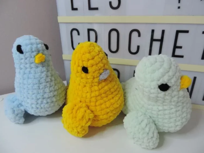 Doudou oiseau au crochet – Image 2