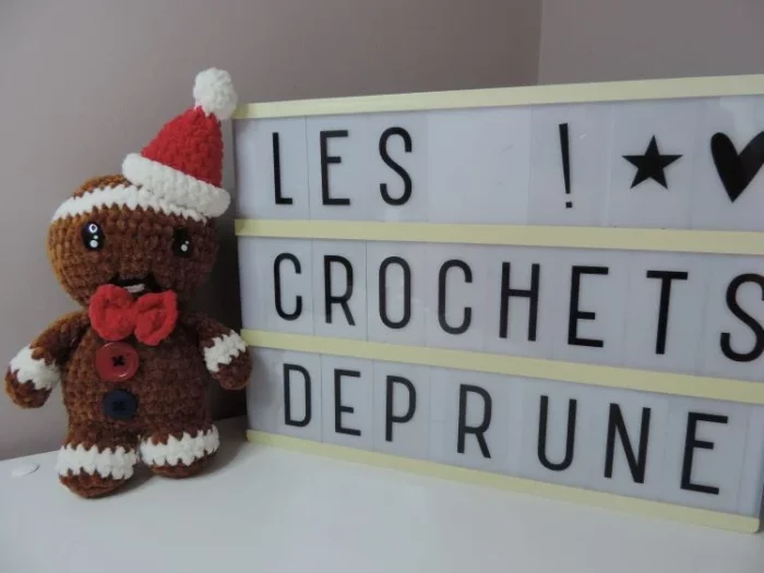 Bonhomme en pain d'épice au crochet – Image 2