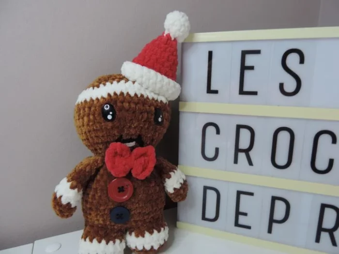 Bonhomme en pain d'épice au crochet