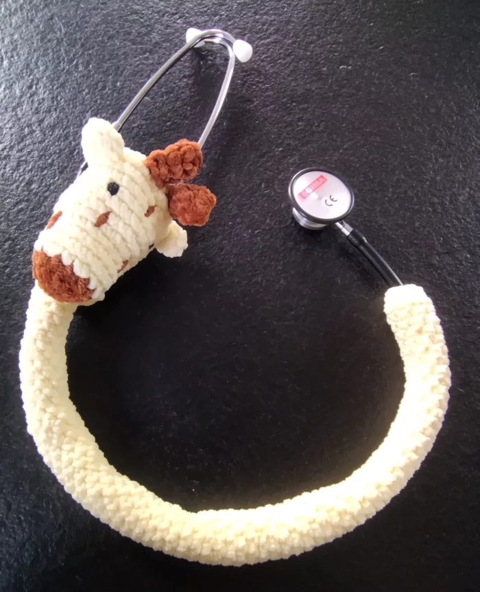 Étui à stéthoscope doudou crochet, pour profession de santé