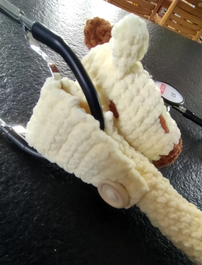 Étui à stéthoscope doudou crochet, pour profession de santé – Image 4