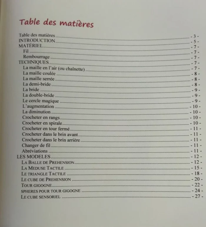 Livre de patrons au crochet