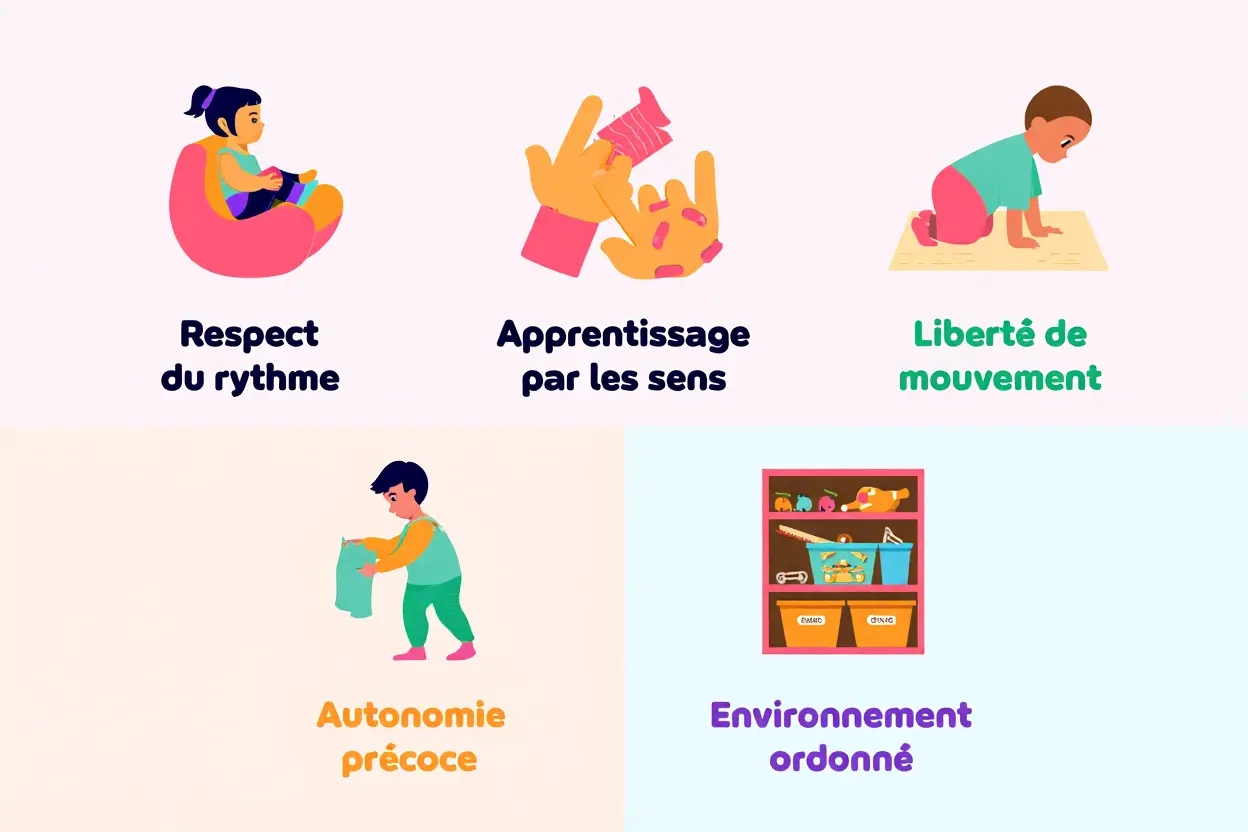Les cinq piliers de Montessori