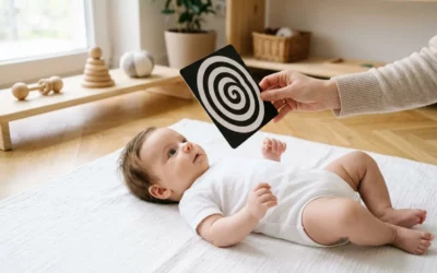 Activités montessori pour l&rsquo;éveil visuel du nourrisson