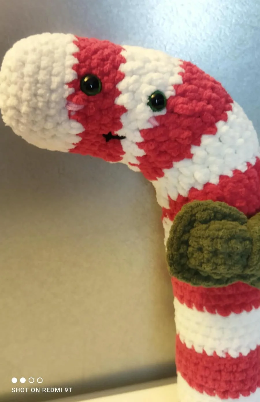 Sucre d'orge crochet Noël : décoration de sapin 25 cm – Image 3